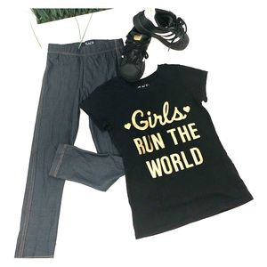 Children’s Place Shirt + Legging + Adidas